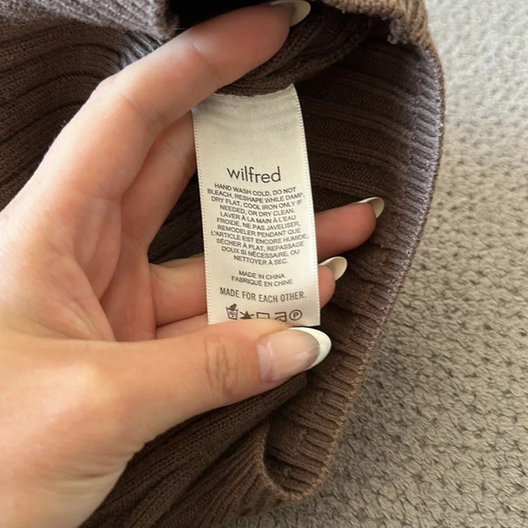 Aritzia Wilfred Ribbed Wool Top - Picture 7 of 8